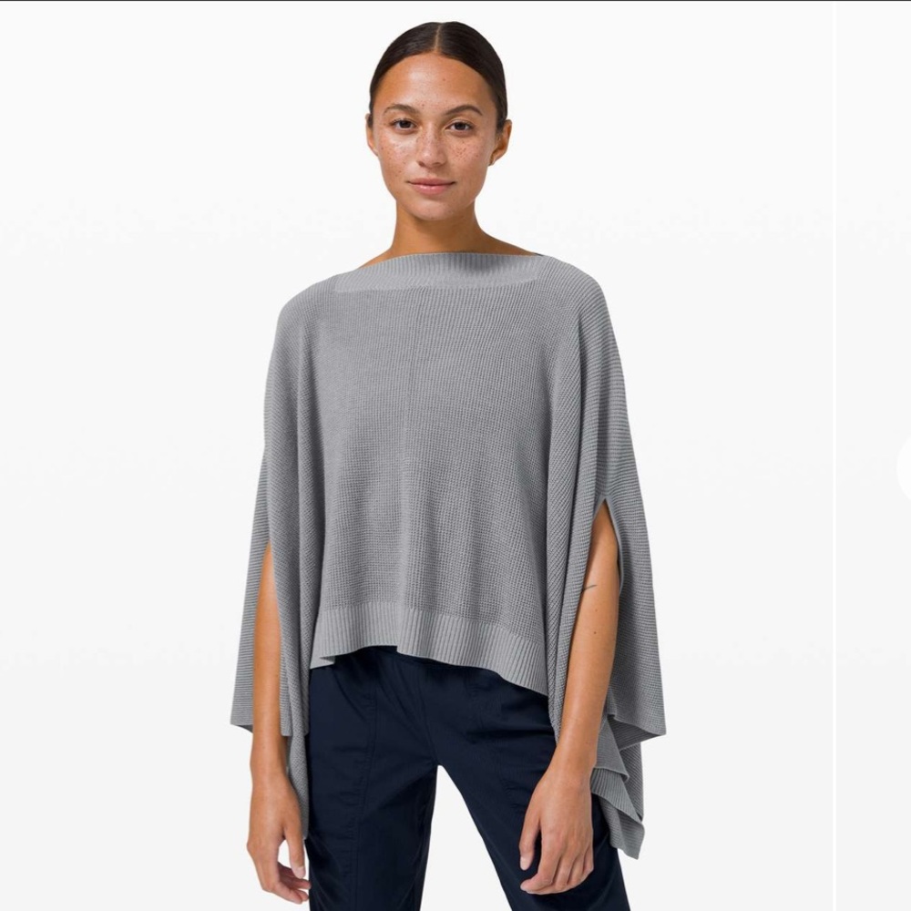 Lululemon | Forward Flow Poncho *Rhino Grey